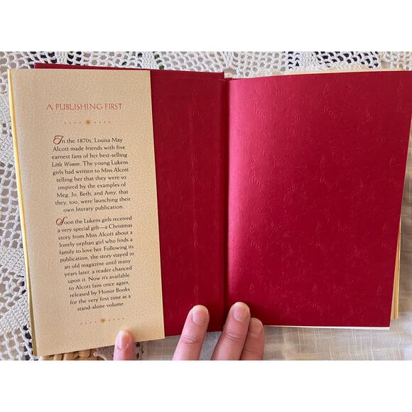 Louisa May Alcott Christmas Story: The Quiet Little Woman, 1999 Hardcover - Picture 2 of 6
